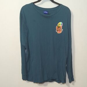 Disney Encanto T-shirt Teal Casita Casa Madrigal Long Sleeve Colorful Size XL